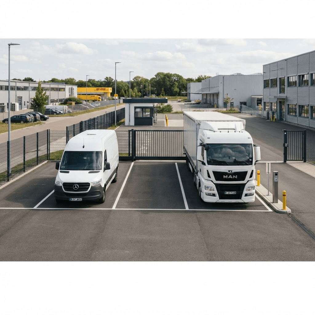 LKW-/Transporter-Stellplatz mieten